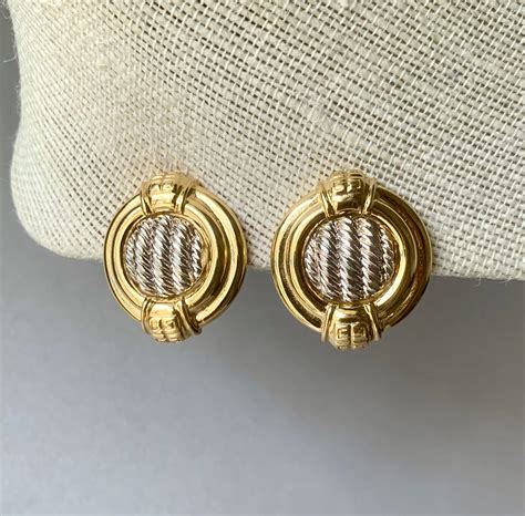 givenchy jewelry earrings|givenchy clip on earrings vintage.